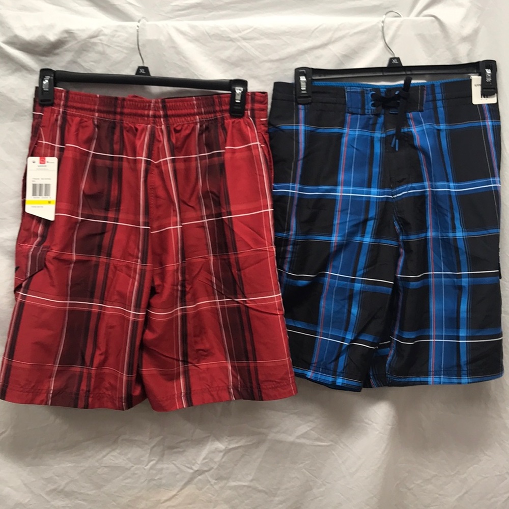 2 pair Mens Speedo Swim Trunks - Picture 4 of 8